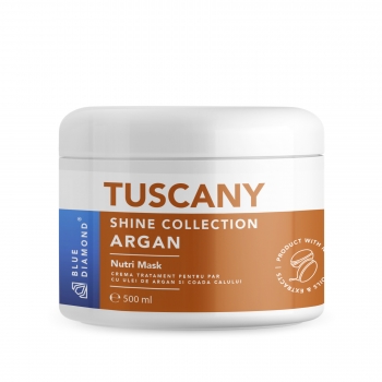 Masca pentru par cu ulei de argan si coada calului - Tuscany Shine Collection